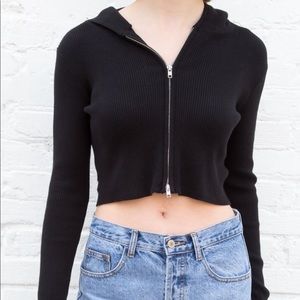 NWT Brandy Melville Arden Crop Hoodie